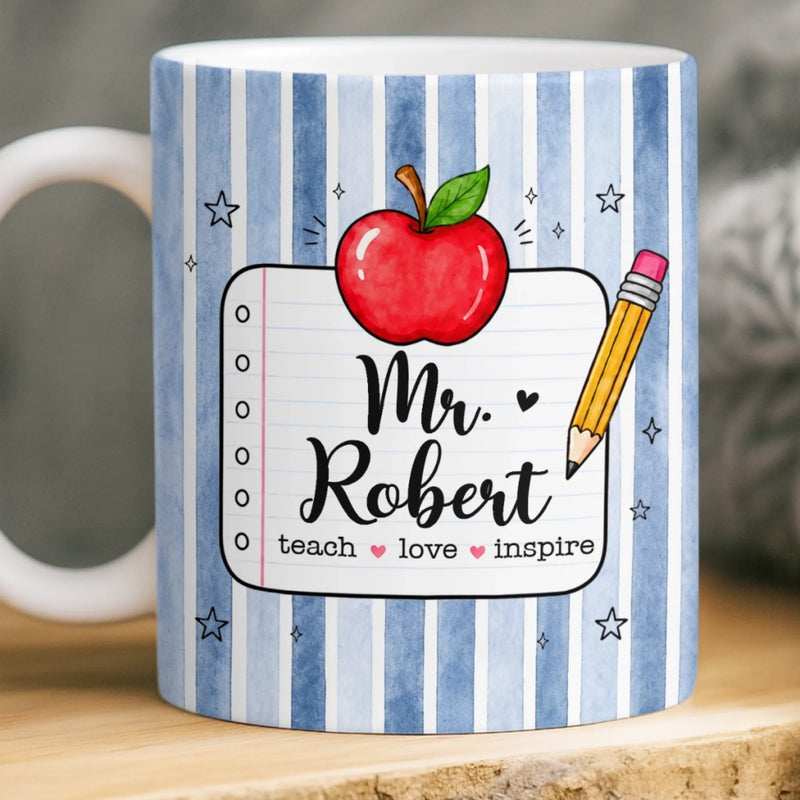 Personalized Mug – Gifts For Teacher – Born To Teach