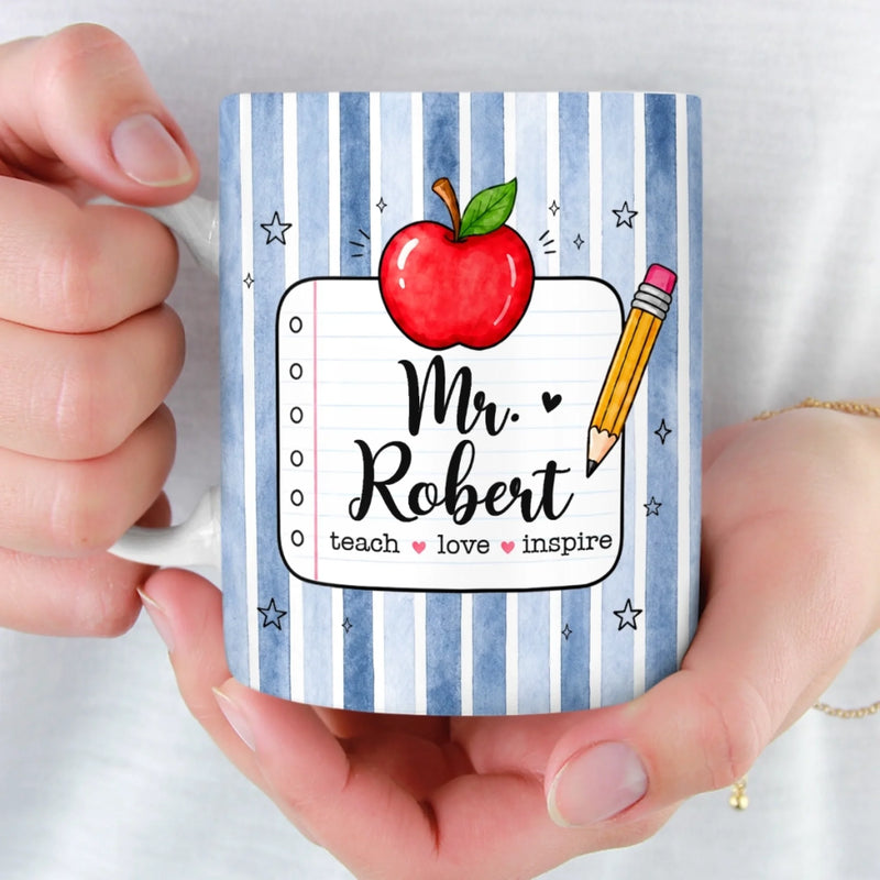 Personalized Mug – Gifts For Teacher – Born To Teach