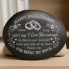 Personalized Printed Rock - Anniversary Wedding Gifts For Couple - Together Till The Very End