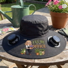 Personalized Hat With Fans Solar Power – Gifts For Gardeners – Plant Lady Era