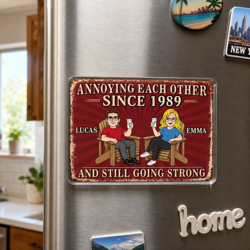 Personalized Acrylic Fridge Magnet – Anniversary Wedding Gifts For Couple – Still Going Strong