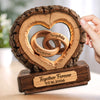 Personalized 2-Layered Wooden Plaque - Anniversary Wedding Gifts For Couple - Better Together