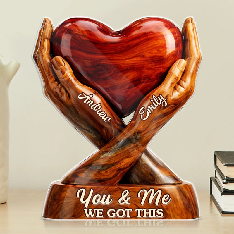Personalized Acrylic Plaque – Anniversary Wedding Gifts For Couple – You Me Always
