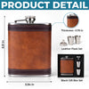 Personalized Hip Flask Set - Anniversary Wedding Gifts For Couple - Our Love Moves Gently