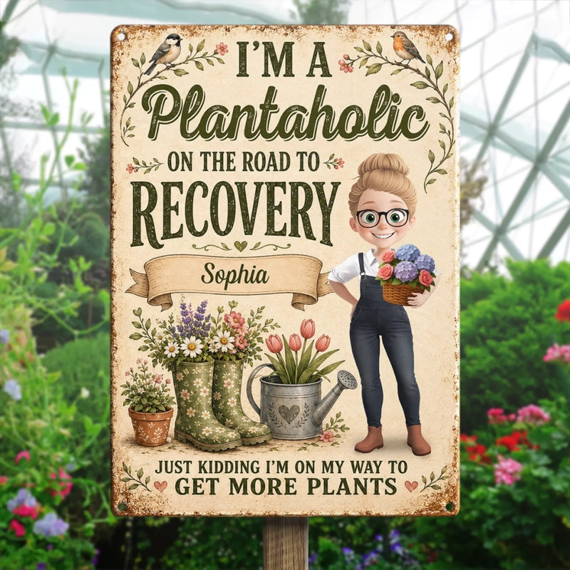 Personalized Metal Sign – Gifts For Gardeners – My Garden, My Happy Place