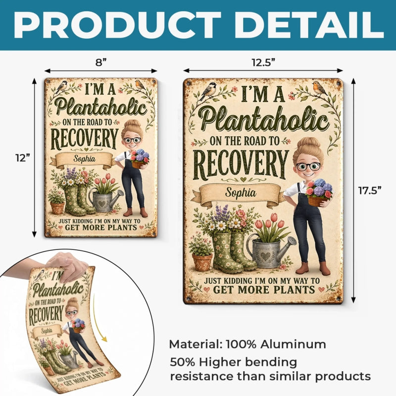 Personalized Metal Sign – Gifts For Gardeners – My Garden, My Happy Place
