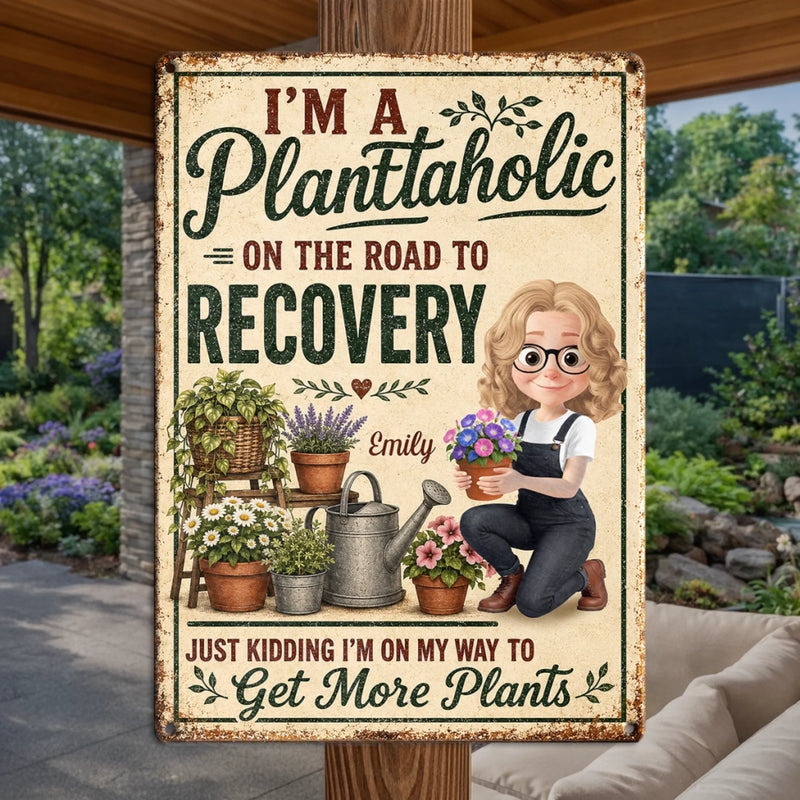 Personalized Metal Sign – Gifts For Gardeners – Planting Seeds Of Happiness