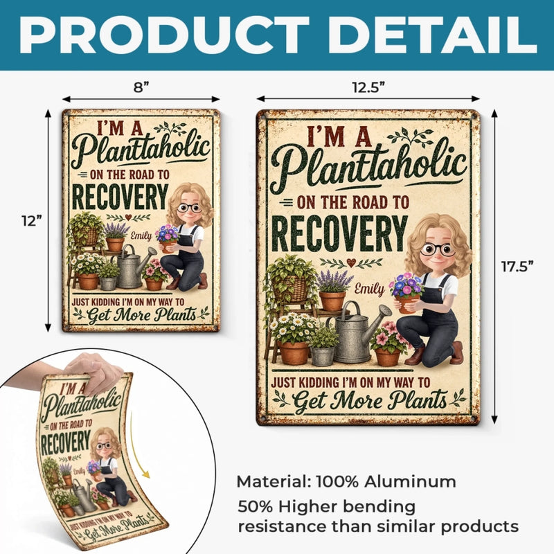Personalized Metal Sign – Gifts For Gardeners – Planting Seeds Of Happiness