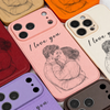Personalized Leather Phone Case – Anniversary Wedding Gifts For Couple – Forever Starts With You