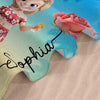 Personalized Beach Towel - Summer Vacation And Travel Gifts For Women, Besties - Slay, Swim, Repeat