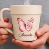 Personalized Plant Pot Ceramic Mug - Gifts For Gardeners - Slay The Day