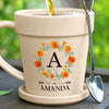 Personalized Plant Pot Ceramic Mug - Gifts For Gardeners - Shhh, My Flowers Are Sleeping