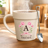 Personalized Plant Pot Ceramic Mug - Gifts For Gardeners - Earthy Girl Aesthetic