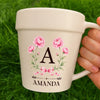 Personalized Plant Pot Ceramic Mug - Gifts For Gardeners - Earthy Girl Aesthetic