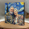 Personalized Photo Music Fridge Magnet - Can Play Songs - Anniversary Wedding Gifts For Couple - Sweet Melodies, Wrinkly Smiles