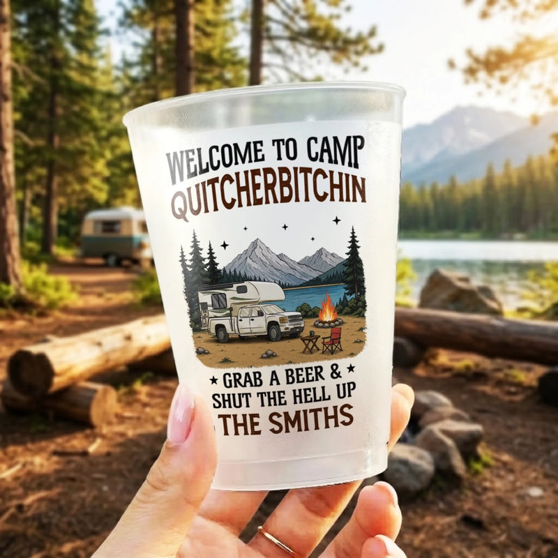 Personalized Party Cups – Camping Gifts For Campers – Happy Camper Always