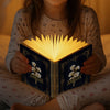 Personalized Foldable LED Magic Book Lamp - Gifts For Book Lovers, Bookworms, Readers - Where Stories Begin