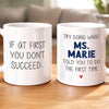 Personalized Mug – Back To School Gifts For Teachers – A Safe Place To Learn And Grow