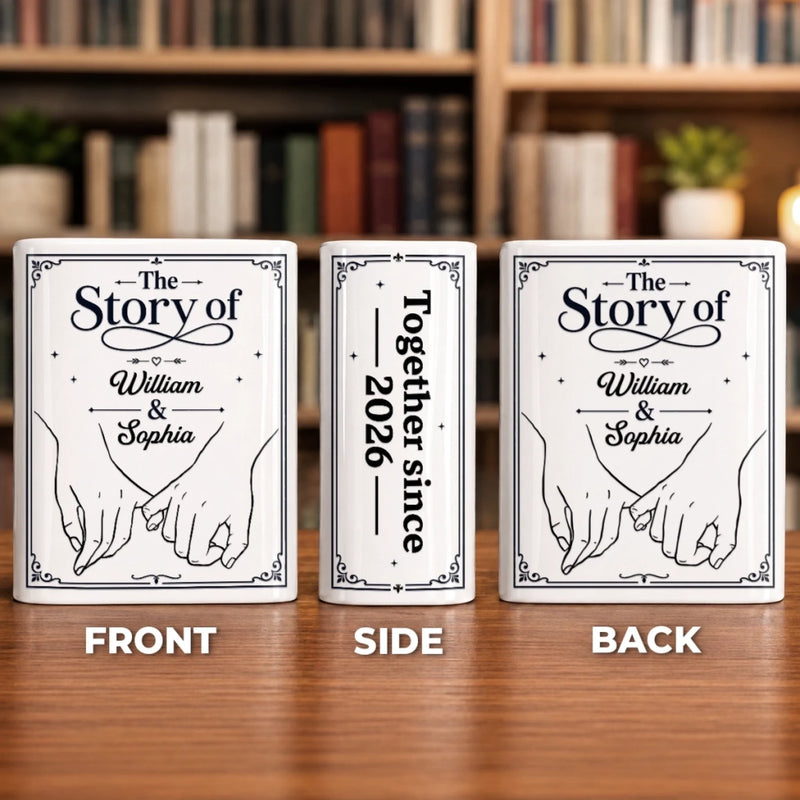 Personalized Book Vase - Anniversary Wedding Gifts For Couple – The Story Of Us