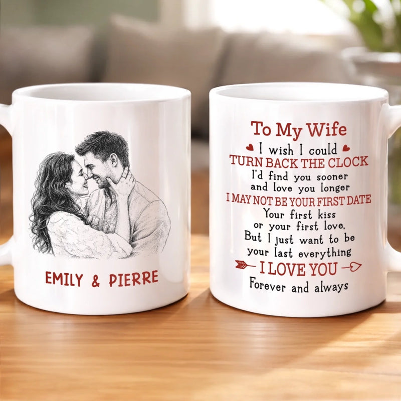 Personalized Photo Mug – Anniversary Wedding Gifts For Couple – You Make Life Beautiful