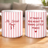 Personalized Mug – Back To School Gifts For Teachers – Teaching Is A Work Of Heart