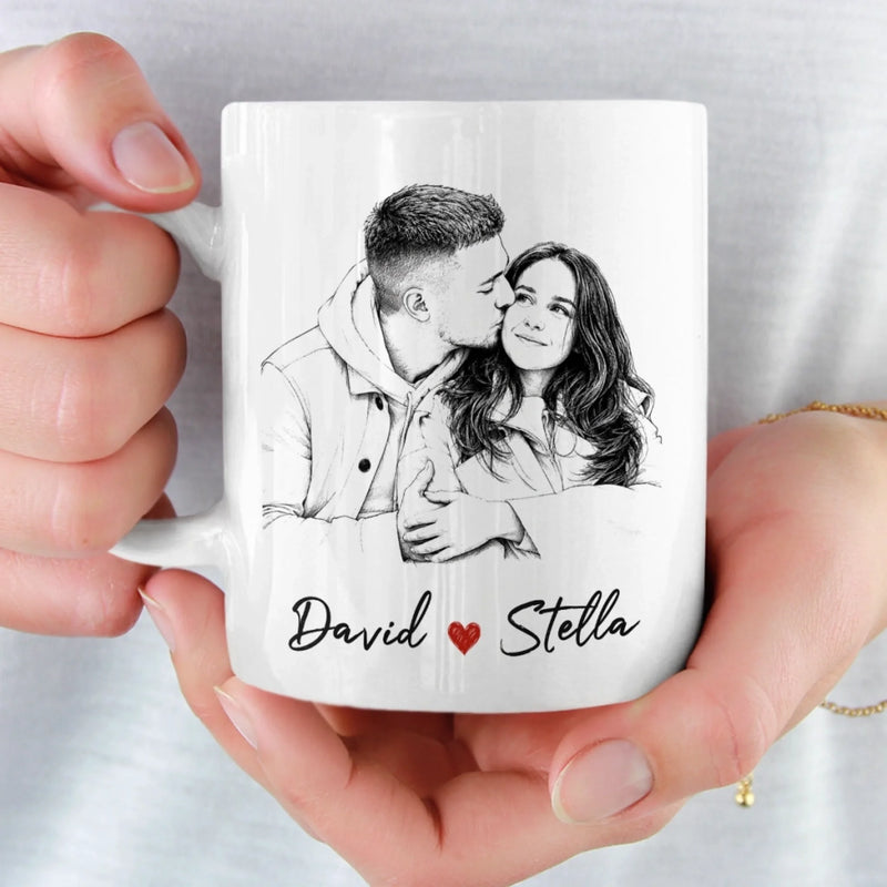 Personalized Photo Mug – Anniversary Wedding Gifts For Couple – I Liked You I Love You