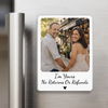 Personalized Photo Acrylic Fridge Magnet - Anniversary Wedding Gifts For Couple - Years Pass, Love Remains
