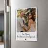 Personalized Photo Acrylic Fridge Magnet - Anniversary Wedding Gifts For Couple - Years Pass, Love Remains