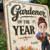 Personalized Metal Sign – Garden Gifts For Gardeners – Greenery Is My Therapy