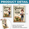 Personalized Metal Sign – Garden Gifts For Gardeners – Greenery Is My Therapy