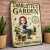 Personalized Metal Sign – Garden Gifts For Gardeners – My Little Green Paradise