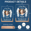 Personalized Photo Shaped 3D LED Walnut Night Light - Memorial Sympathy Gift - Your Light Will Always Shine In My Heart