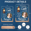 Personalized Photo Shaped 3D LED Walnut Night Light - Memorial Sympathy Gift - You Are Not Alone