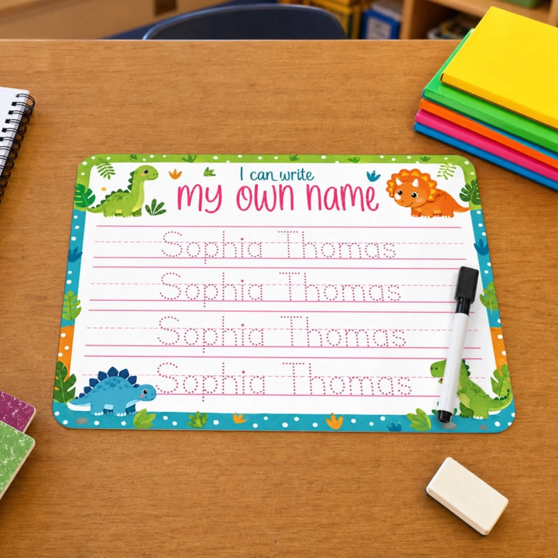 Personalized Kids Acrylic Tracing Board - Back To School Gifts For Kids - Ready For A New Adventure