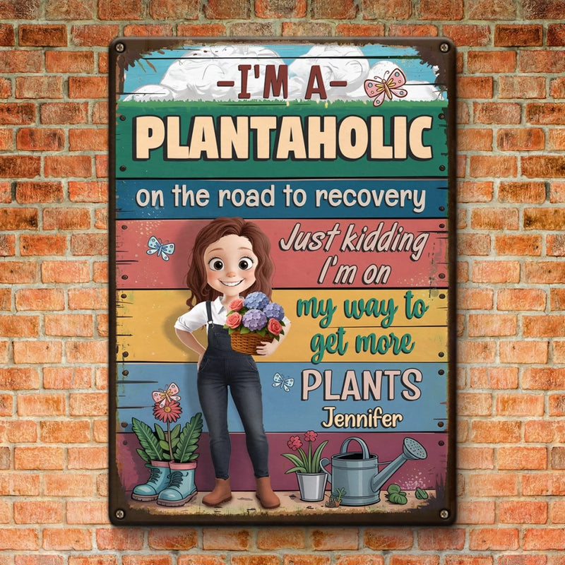 Personalized Metal Sign – Garden Gifts For Gardeners – Planting Is Healing