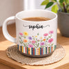 Personalized Printed Pottery Mug - Gifts For Book Lovers, Bookworms, Readers - Where Books Bloom