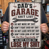 Personalized Metal Sign – Gifts For Man – Don't Touch My Tools