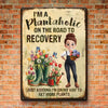 Personalized Metal Sign – Garden Gifts For Gardeners – Plantaholic And Proud Of It