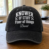 Personalized Cap - Gifts For Dad, Husband - Fixer Of Things