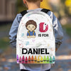 Personalized Kid Backpack - Back To School Gift For Kid - It's Okay To Be Yourself