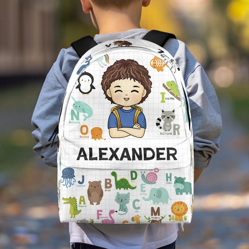 Personalized Kid Backpack - Back To School Gift For Kid - The Future Of The World Is In My Classroom Today