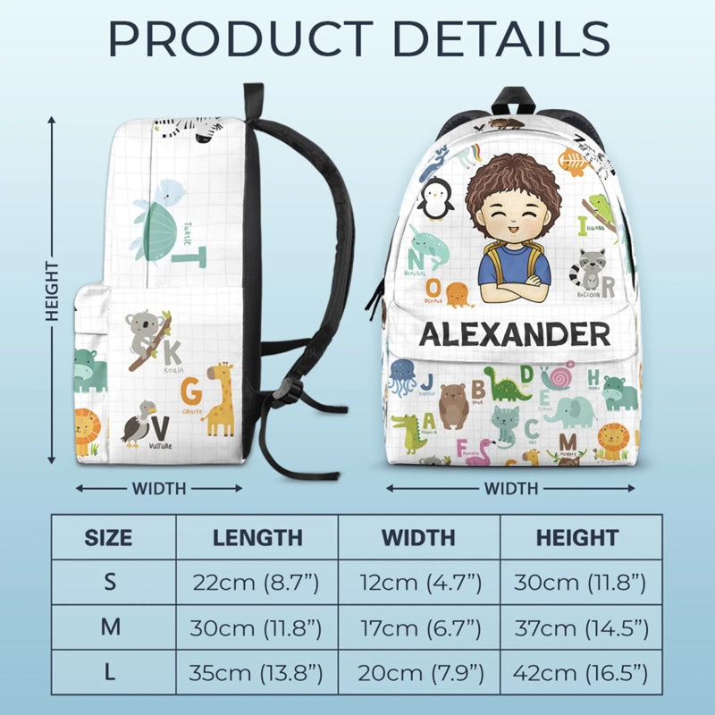 Personalized Kid Backpack - Back To School Gift For Kid - The Future Of The World Is In My Classroom Today