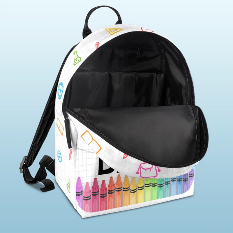 Personalized Kid Backpack - Back To School Gift For Kid - School Is My Playground