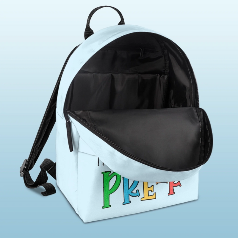 Personalized Kid Backpack - Back To School Gift For Kid - Ready To Learn Big Things