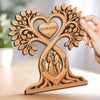 Personalized 2-Layered Wooden Plaque - Anniversary Wedding Gifts For Couple - A Bond That Never Breaks