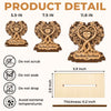 Personalized 2-Layered Wooden Plaque - Anniversary Wedding Gifts For Couple - Growing Together, Rooted In Love