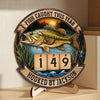 Personalized Wooden Tracker Sign - Fishing Gifts For Fisherman - Just One More Cast