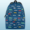 Personalized Kid Backpack - Back To School Gift For Kid - Ride The Roads Of Learning