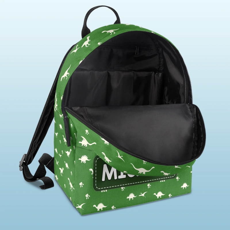 Personalized Kid Backpack - Back To School Gift For Kid - Eat, Play, Build, Repeat