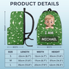 Personalized Kid Backpack - Back To School Gift For Kid - Eat, Play, Build, Repeat